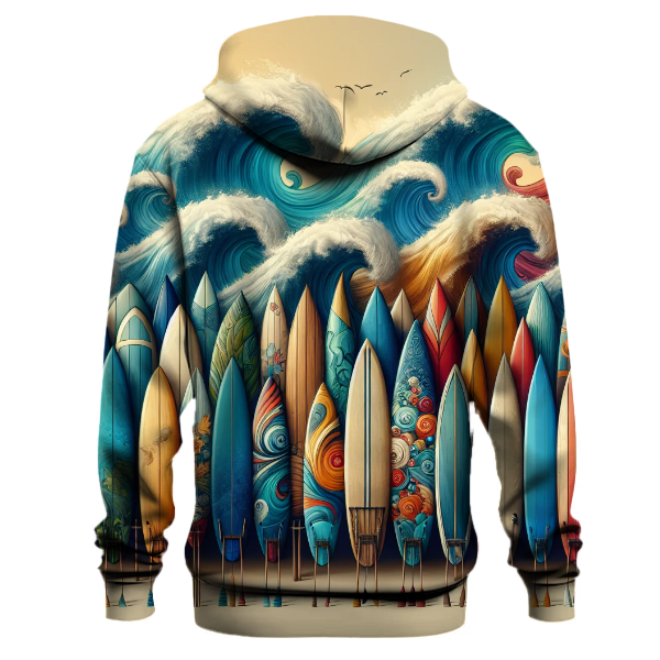 Classic Surfboard Paradise Hoodie