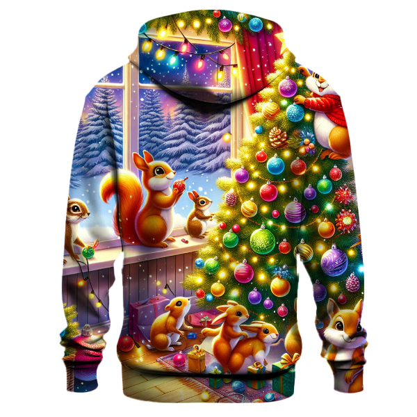 Festive Tree Trimming Hoodie