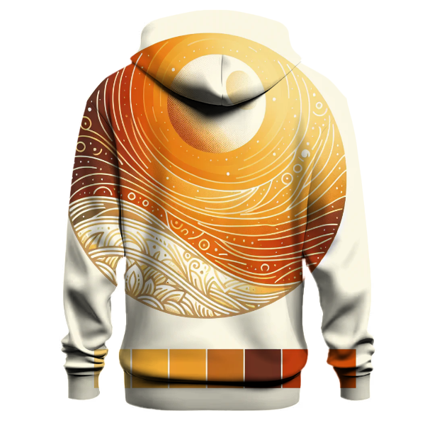 Harvest Moon Gradient Design Hoodie