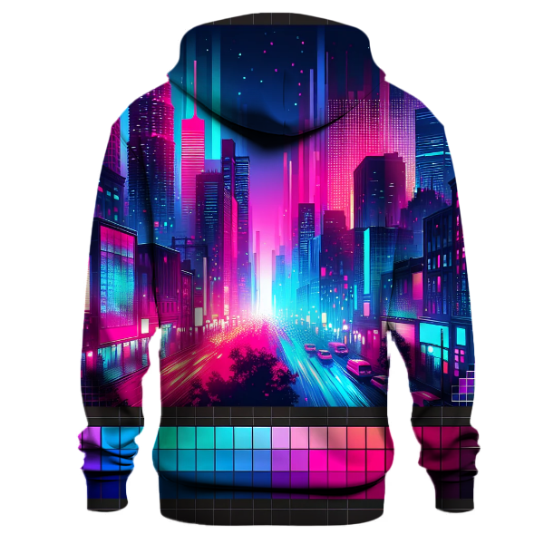 Electric Skyline Gradient Hoodie
