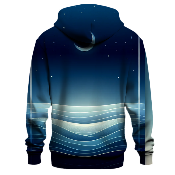 Serene Night Sky Gradient Hoodie
