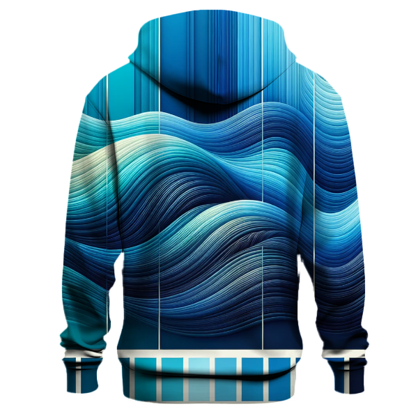Cool Ocean Wave Fade Hoodie