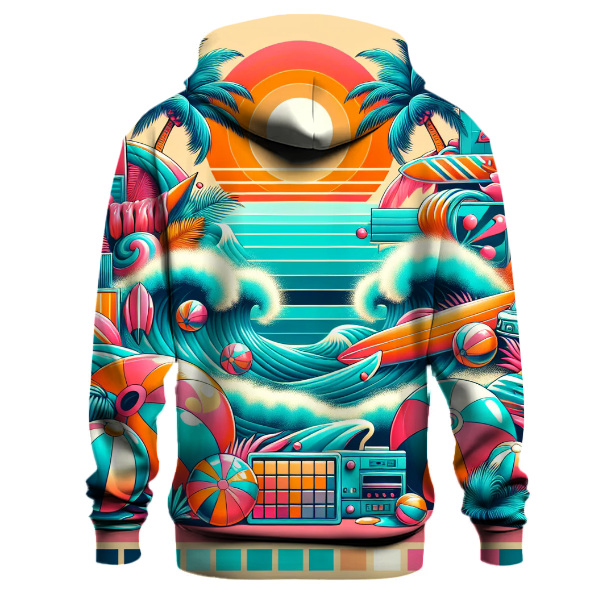 Retro Wave Riders Hoodie
