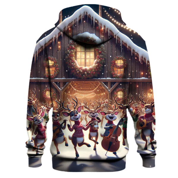 Reindeer Barn Dance Hoodie