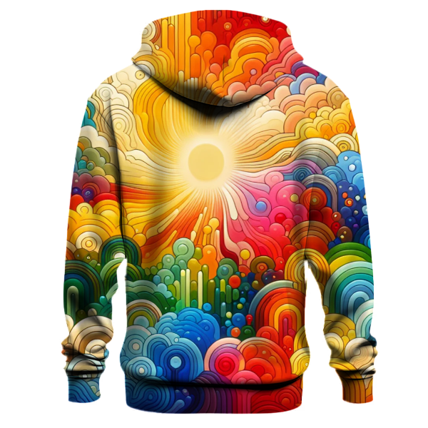 Retro Rainbow Fade Hoodie