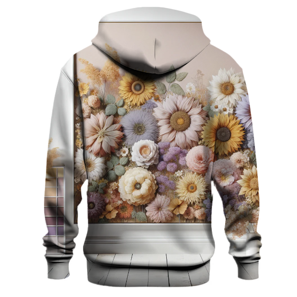 Peaceful Meadow Flowers Hoodie