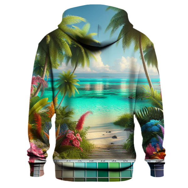 Bright Tropical Paradise Hoodie