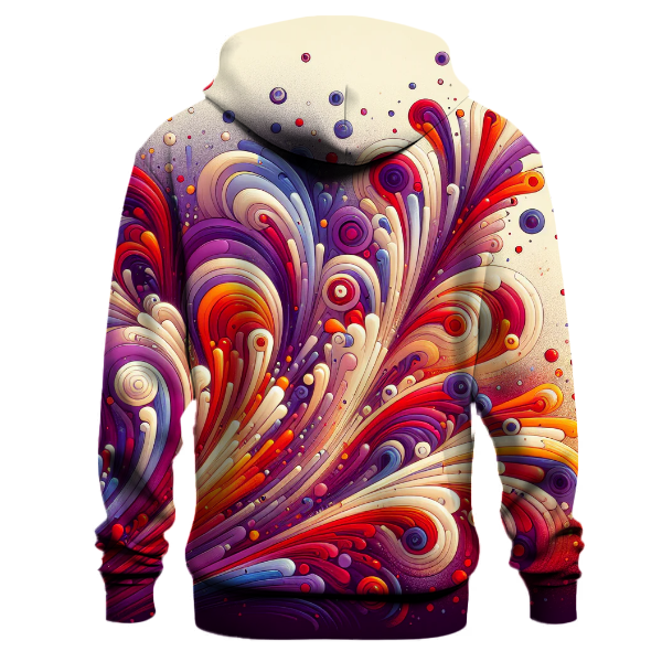 Vivid Retro Flares Hoodie