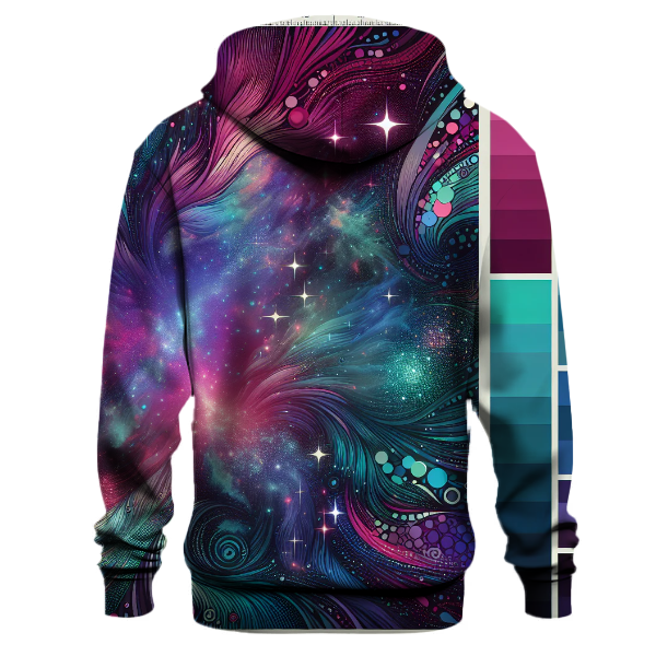 Cosmic Retro Swirls Hoodie