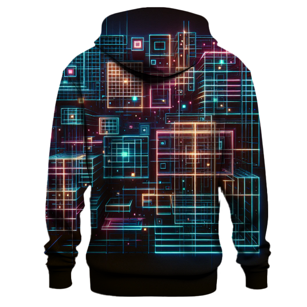 Cyber Grid Fusion Hoodie