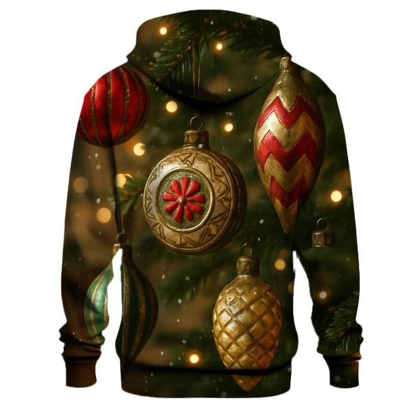 Vintage Christmas Ornament Hoodie