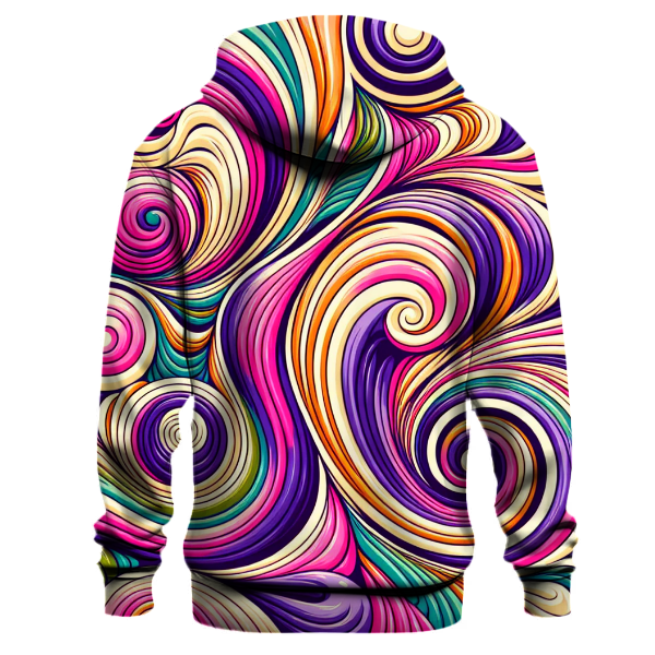 Groovy Swirl Patterns Hoodie