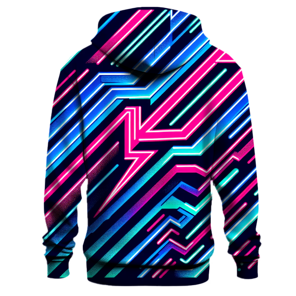 Bold Neon Lines Hoodie