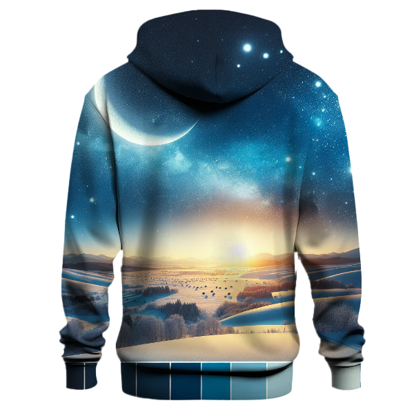 Celestial Winter Night Hoodie