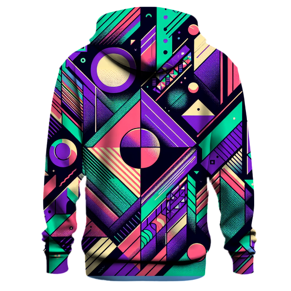 Electric 80s Geometry Hoodie