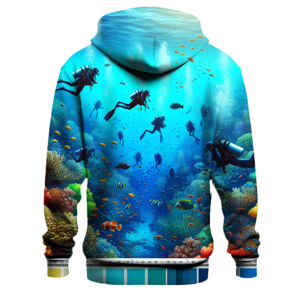 Scuba Diving Coral Reef Hoodie