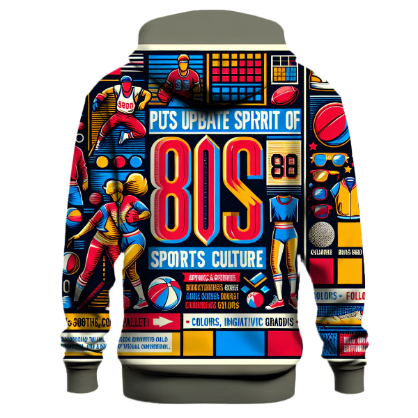 Classic 80s Sports Team Hoodie
