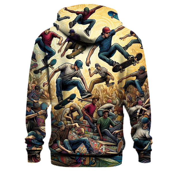 Retro Skate Park Vibes Hoodie