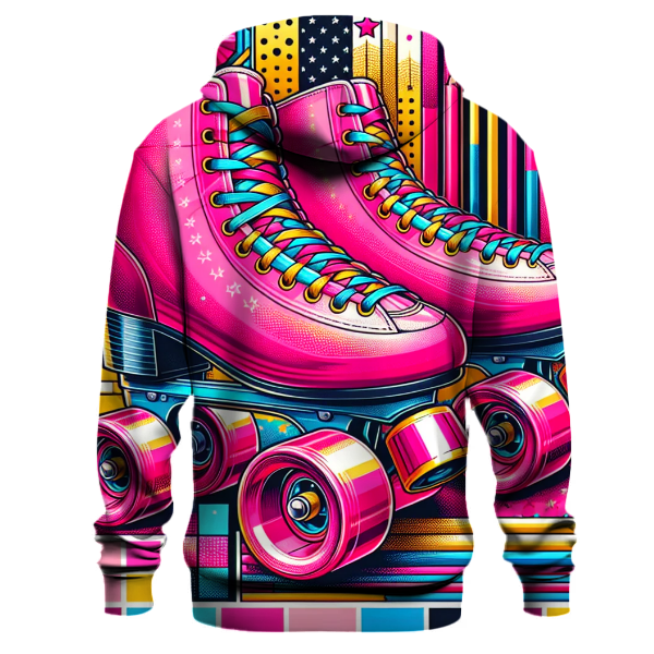 Retro Roller Skate Fantasy Hoodie
