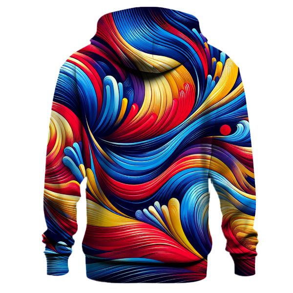 Abstract Music Waves Hoodie