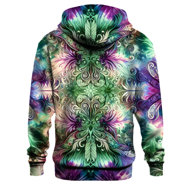 Ethereal Aurora Tie-dye Hoodie