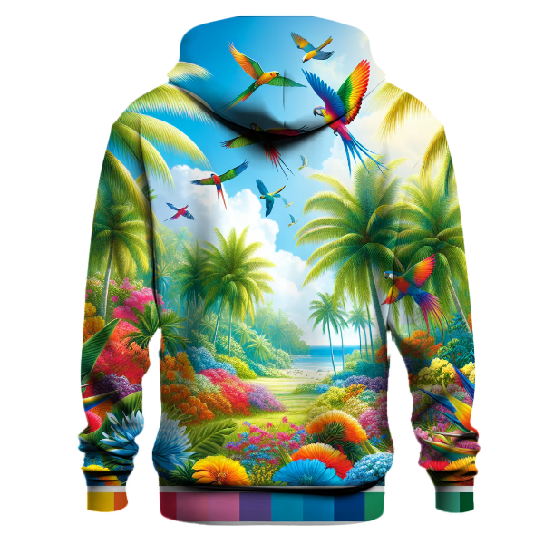 Vibrant Tropical Bliss Hoodie