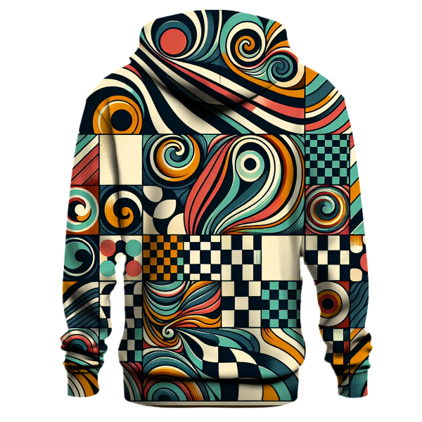Funky Vibe Checkerboard Hoodie