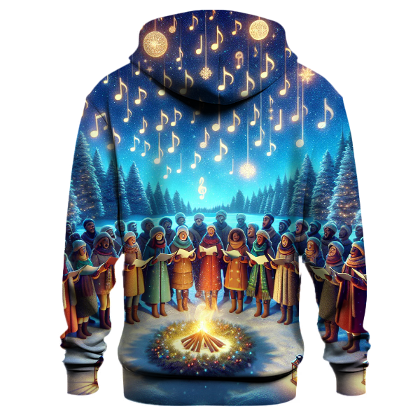Singing Christmas Carols Under the Stars Hoodie