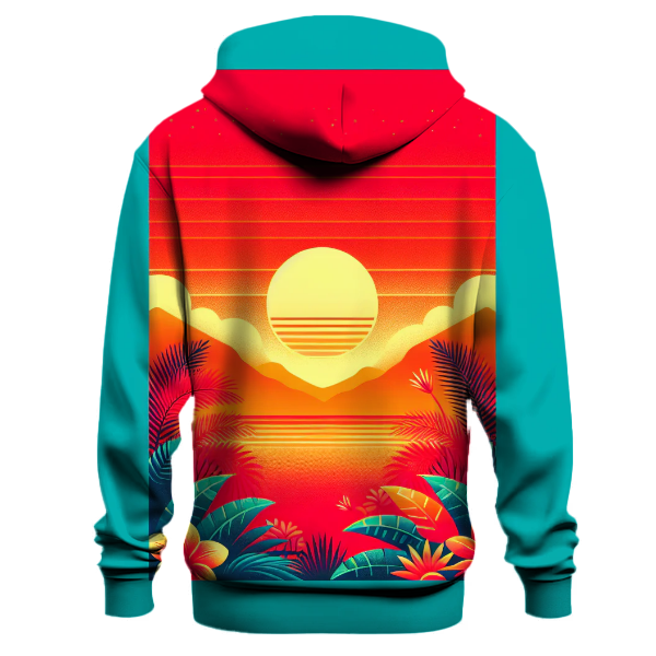 Fiery Tropical Gradient Hoodie