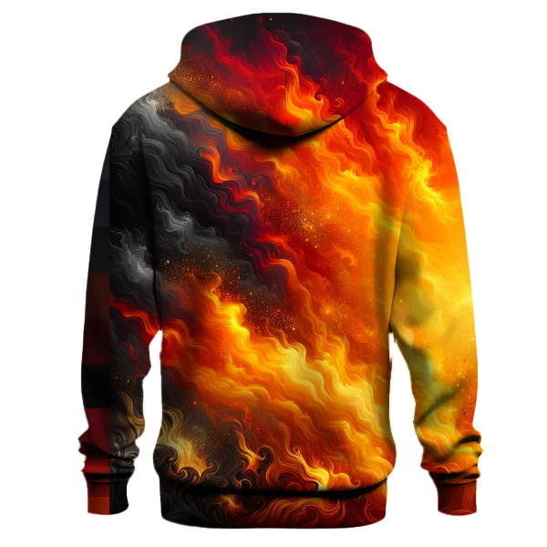 Amber Flame Fusion Hoodie