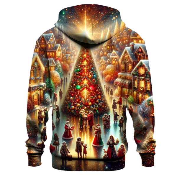 Festive Christmas Village Hoodie