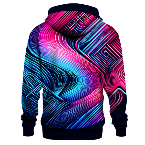 Electric Vibe Gradient Hoodie