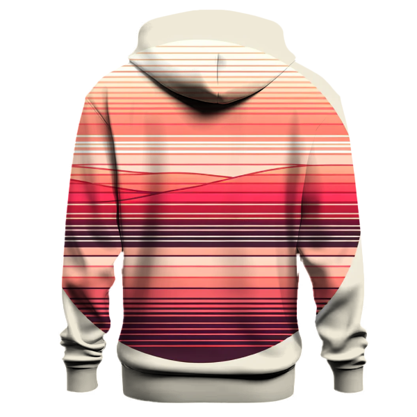Crimson Dawn Gradient Hoodie