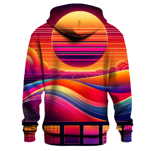 Electric Sunset Dreamscape Hoodie