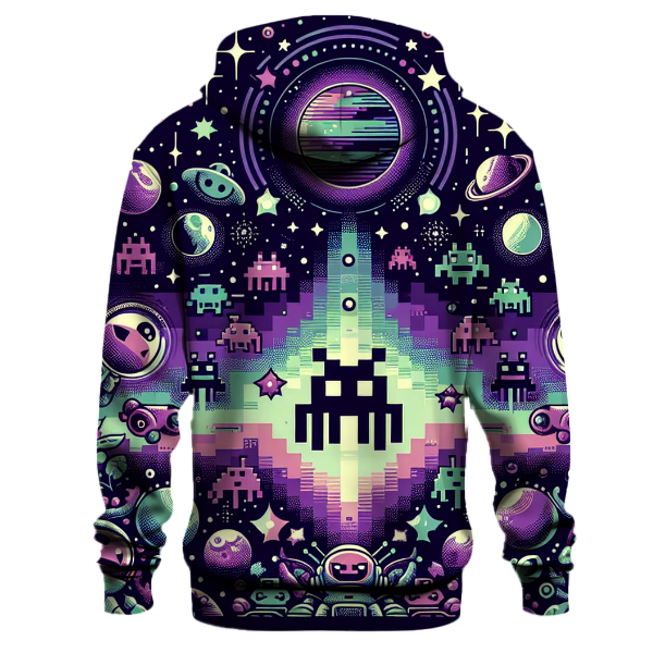 Far Out 70s Space Invaders Hoodie