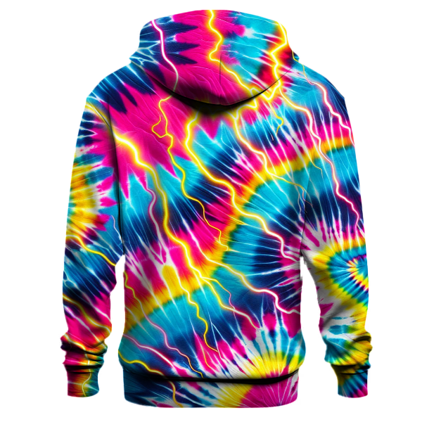 Neon Lightning Burst Hoodie