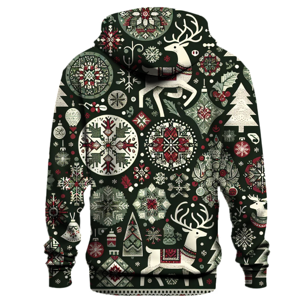 Retro Christmas Sweater Hoodie
