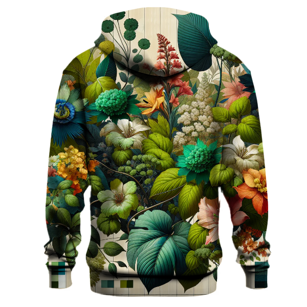 Bold Botanical Patterns Hoodie