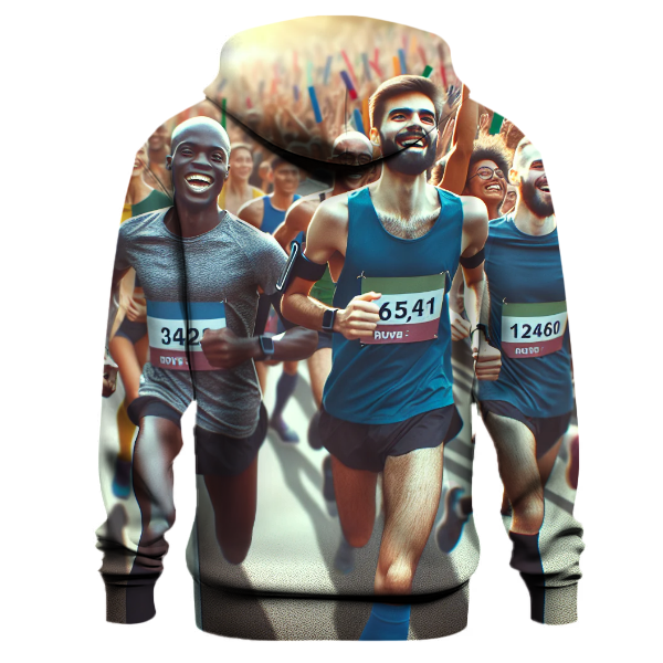 Motivational Marathon Runner Hoodie