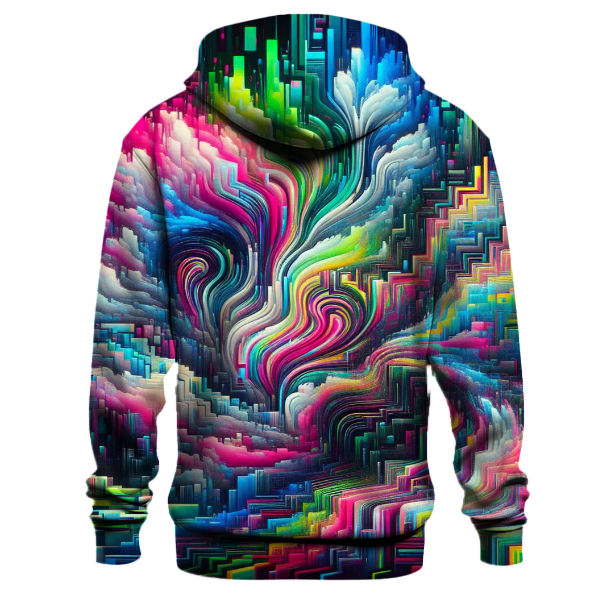 Glitch Art Vibes Hoodie