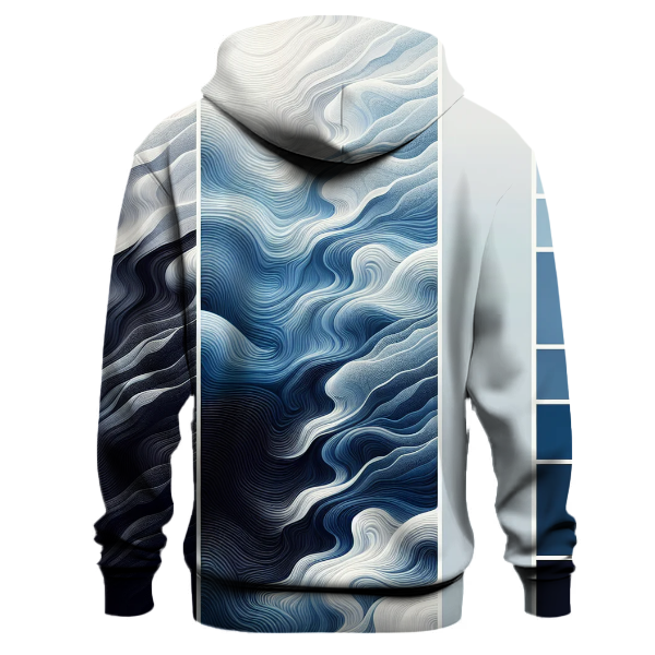 Icy Wave Crest Hoodie