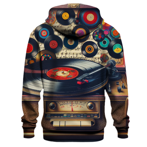 Nostalgic Record Player Hoodie