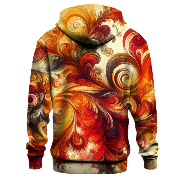 Autumnal Glow Tie-Dye Hoodie
