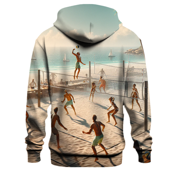 Beach Volleyball Pulse Hoodie