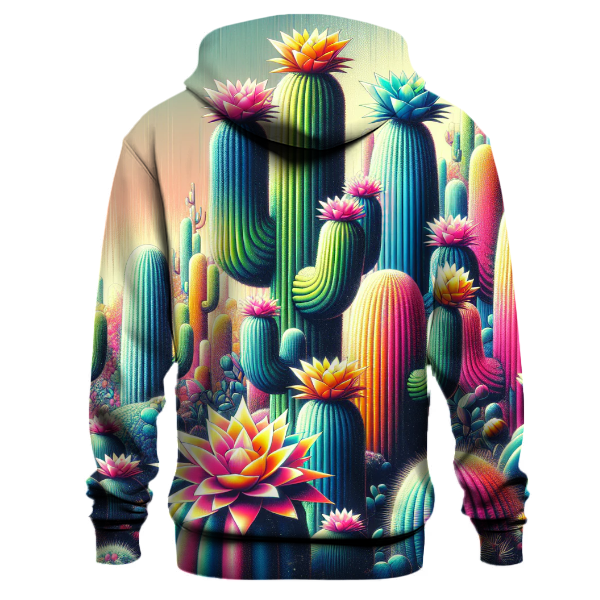 Neon Cactus Fiesta Hoodie