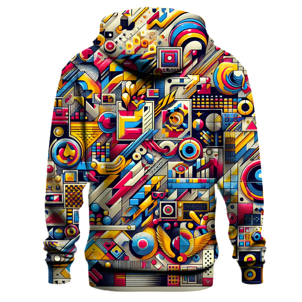 Retro Graphic Mashup Hoodie
