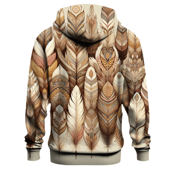 Classic Boho Feather Hoodie