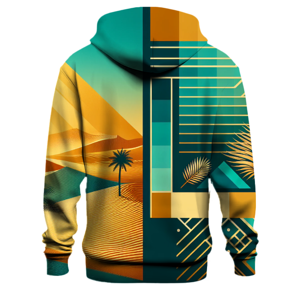 Golden Oasis Gradient Hoodie
