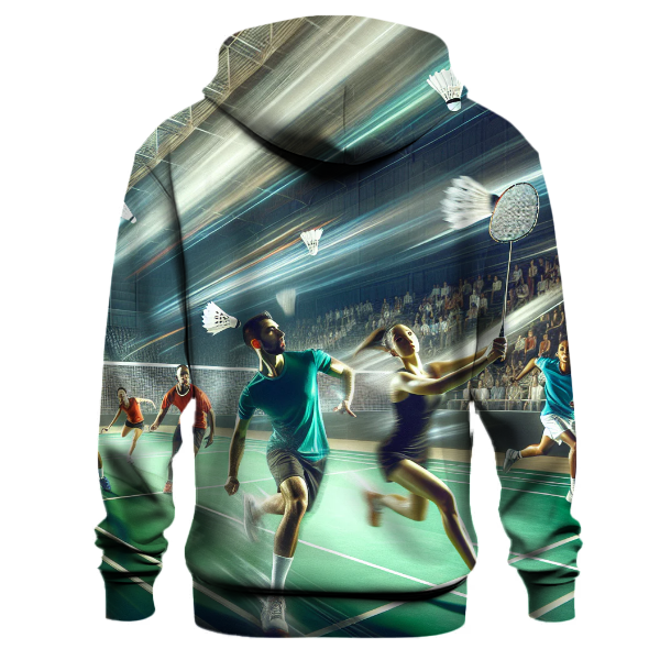 Badminton Court Clash Hoodie