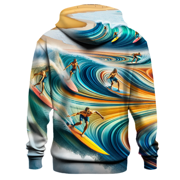 Surfboard Splash Hoodie